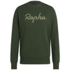 Rapha Logo fleece hoodie - Grun