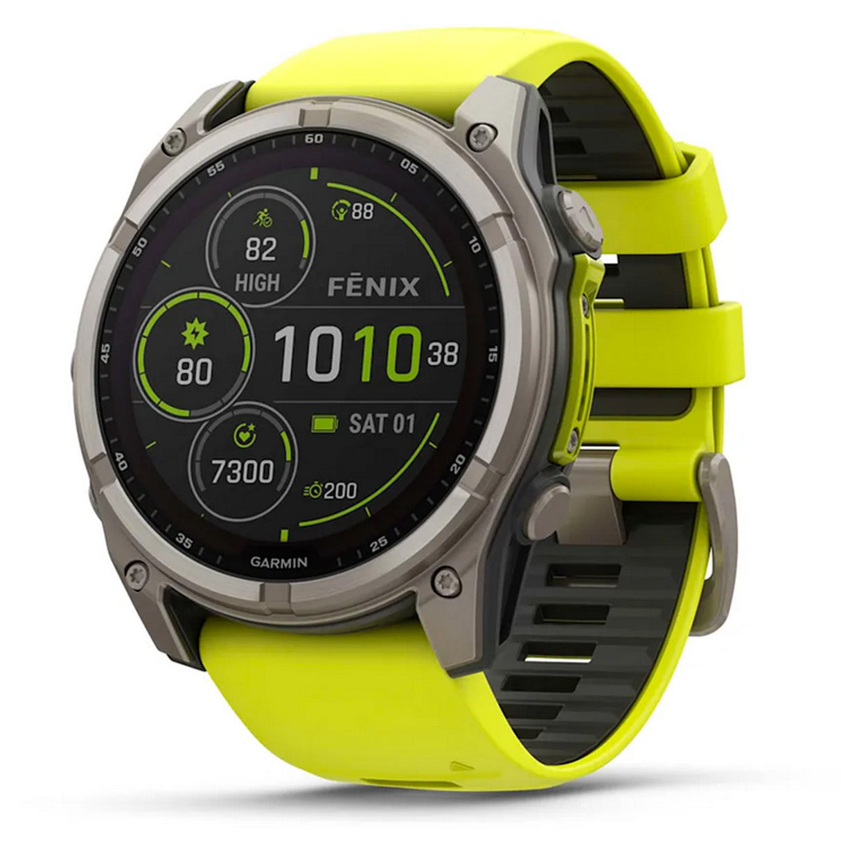 Garmin Fenix 8 Solar Sapphire 51 mm - Giallo - H