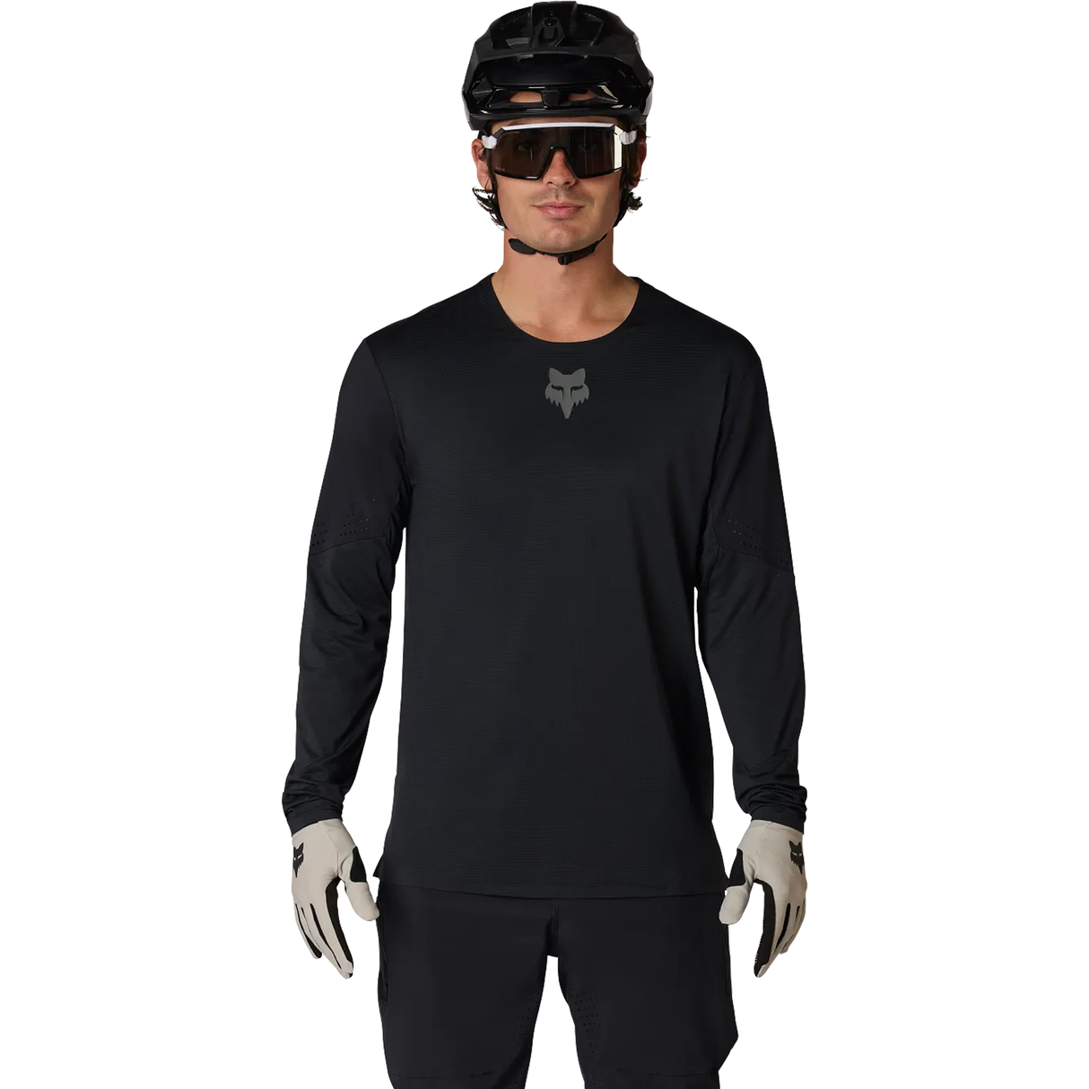 Maillot manches longues vtt Fox Flexair - Noir