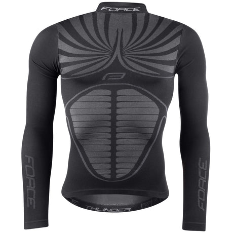Maglia intima maniche lunghe Force F Thunder - Nero - O