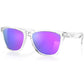 Oakley Frogskins Brille - Polished Clear Prizm Violet
