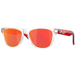 Oakley Frogskins XXS sunglasses - Matte Clear Prizm Ruby