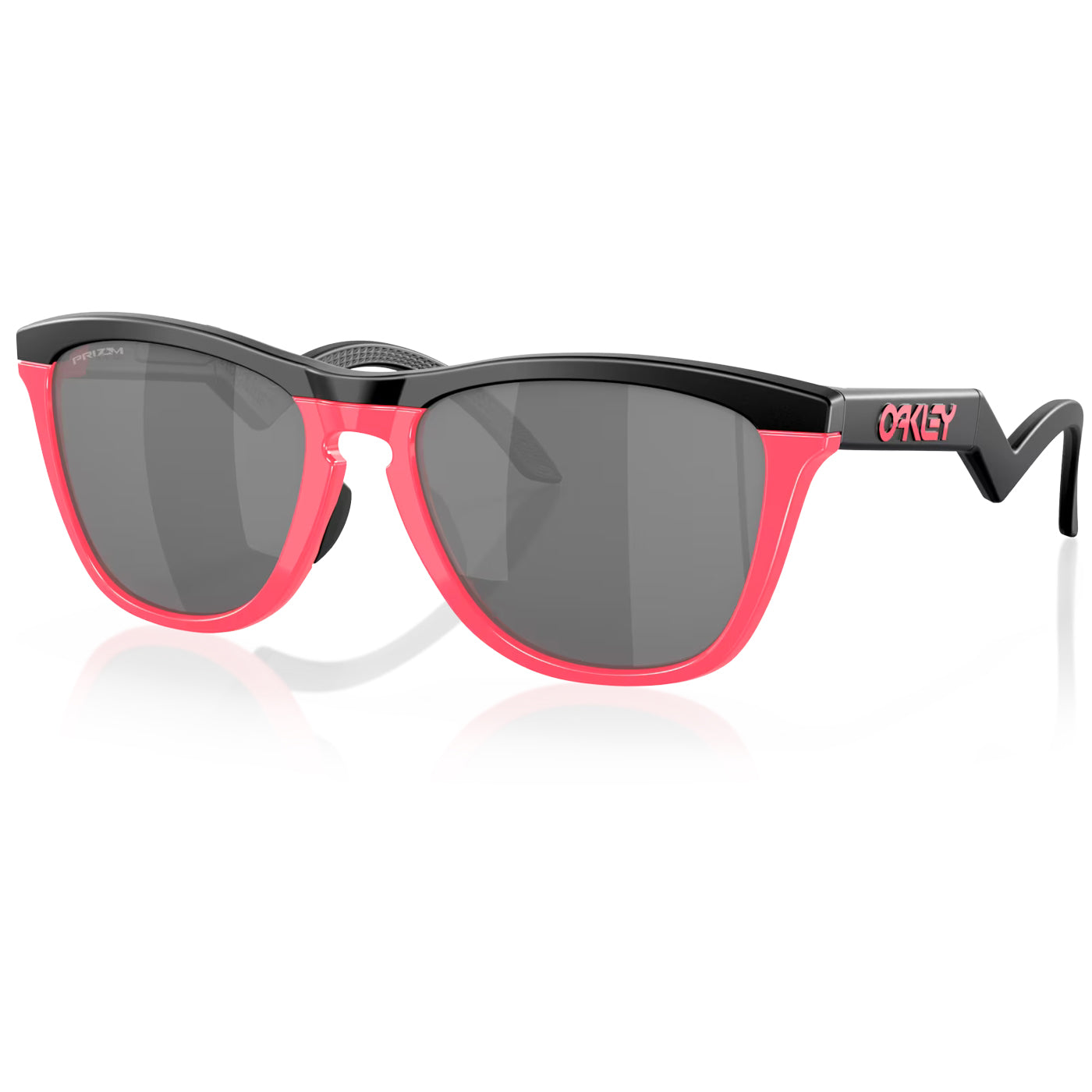 Oakley Frogskins Hybrid sunglasses - Matte black neon pink prizm