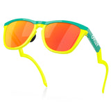 Occhiali Oakley Frogskins Hybrid - Celeste tennis prizm ruby - H