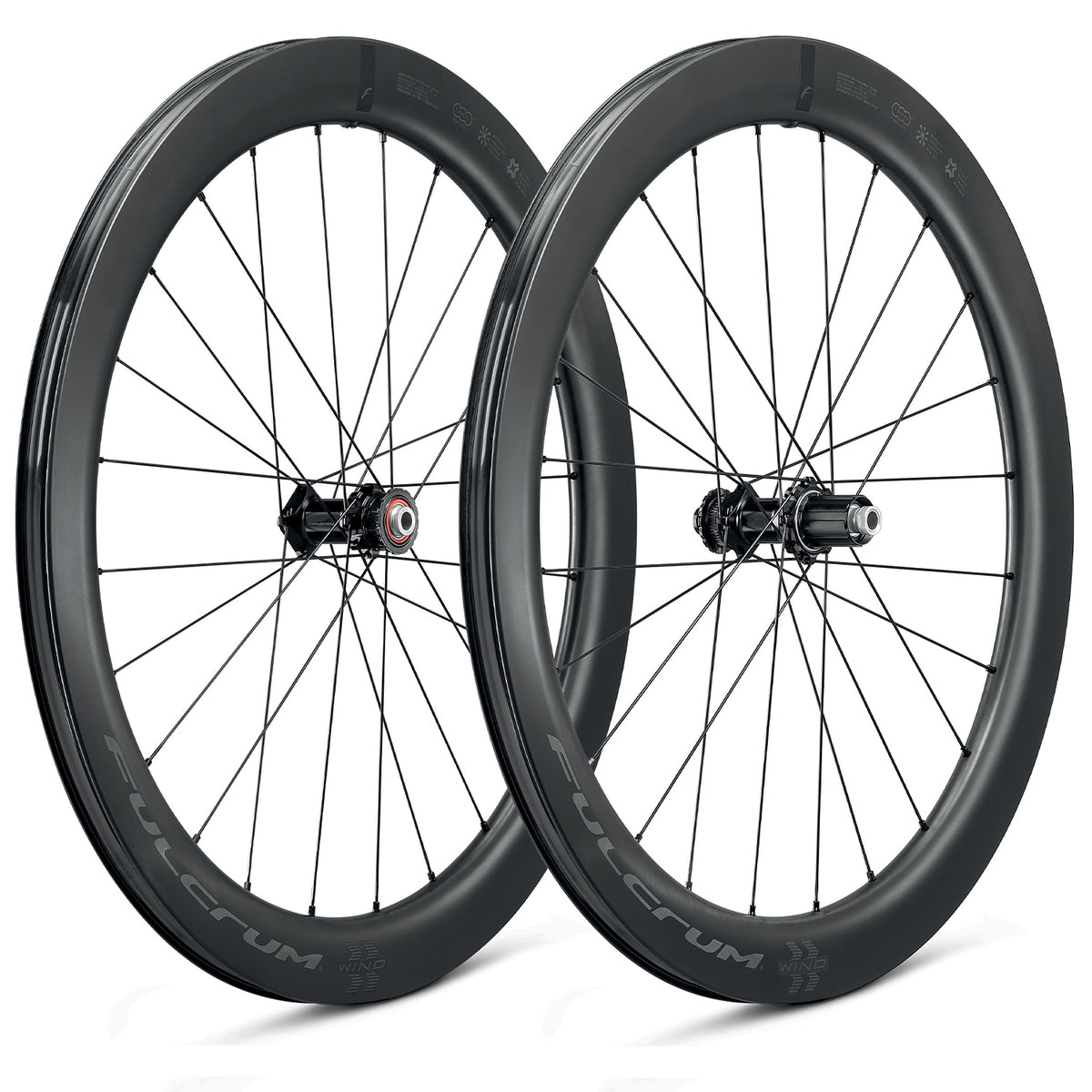Ruote Fulcrum Wind 57 DB disc - Nero | All4cycling