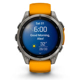 Garmin Fenix 8 47 mm AMOLED - Arancio - B