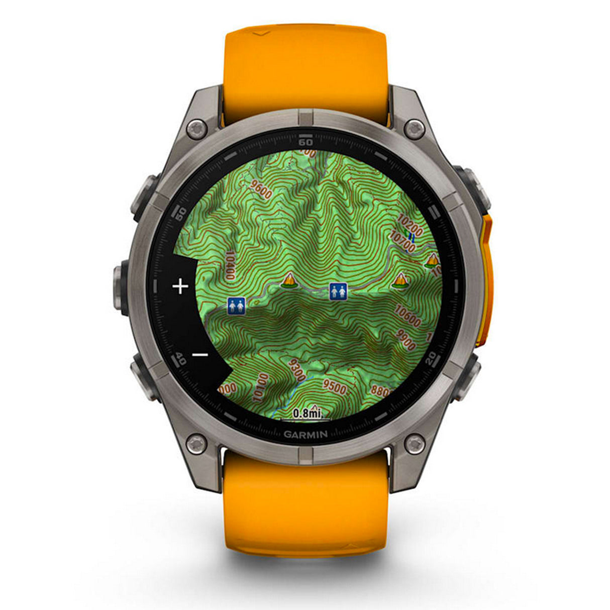 Garmin Fenix 8 47 mm AMOLED - Arancio - C