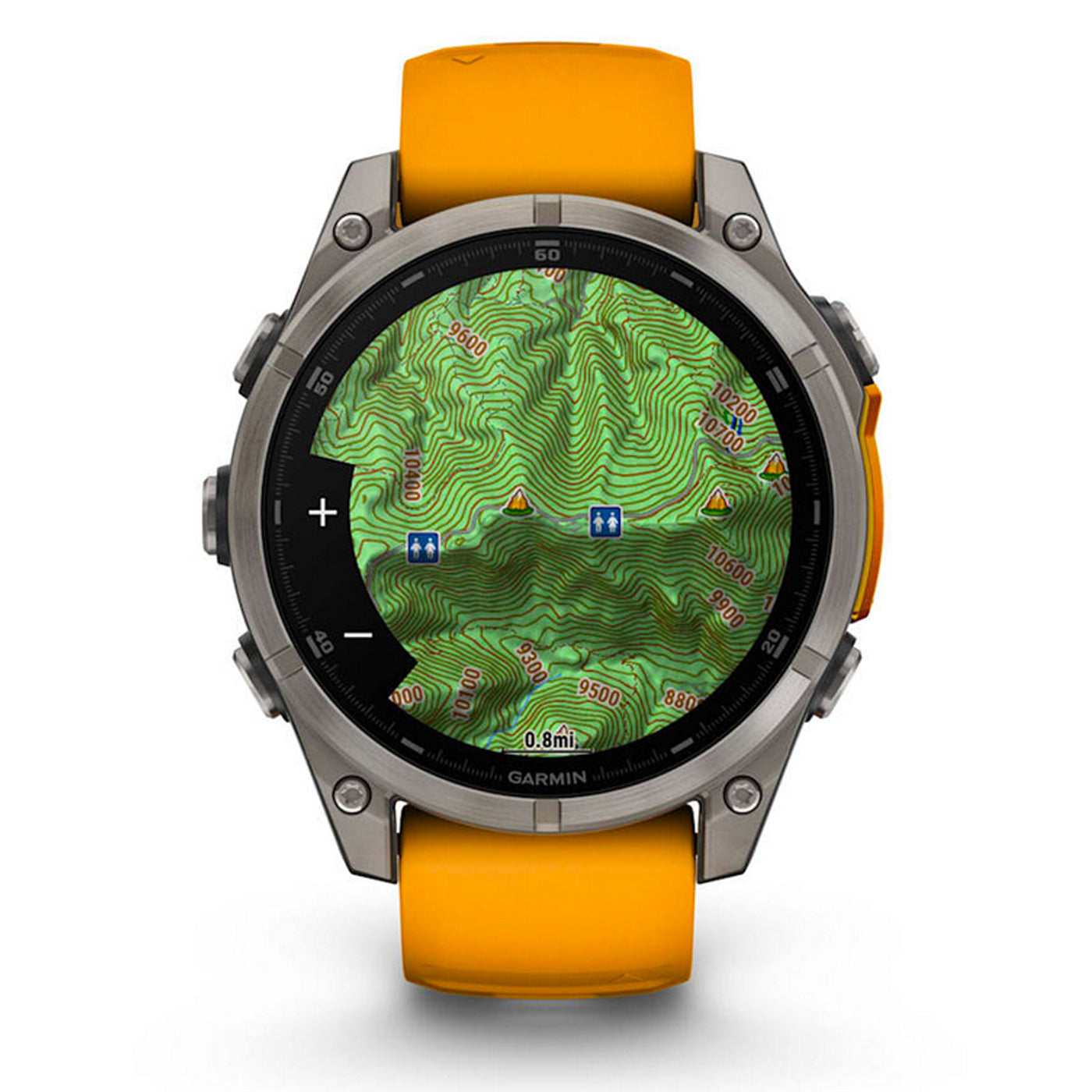 Garmin Fenix 8 47 mm AMOLED - Arancio - C