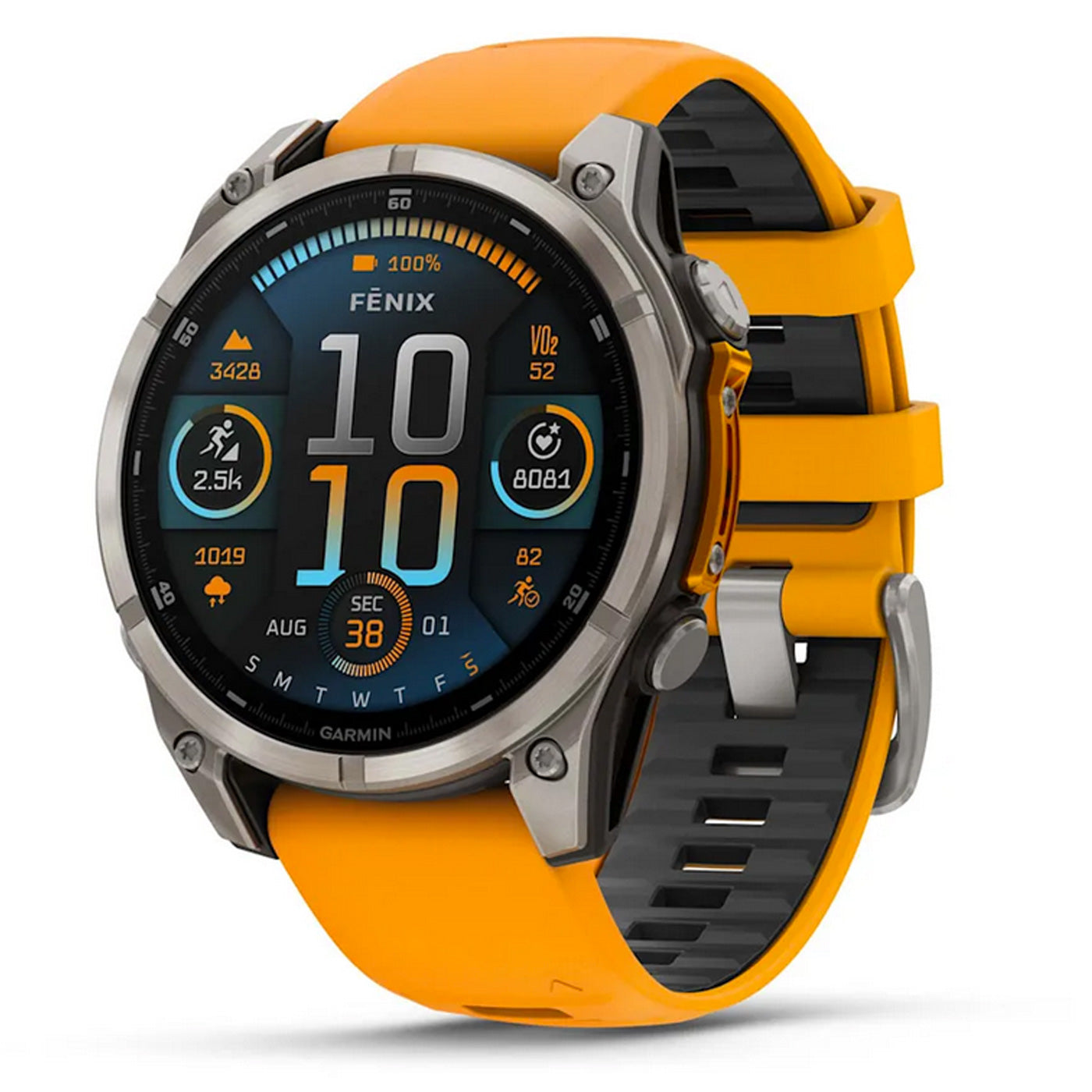 Garmin Fenix 8 47 mm AMOLED - Arancio - Q