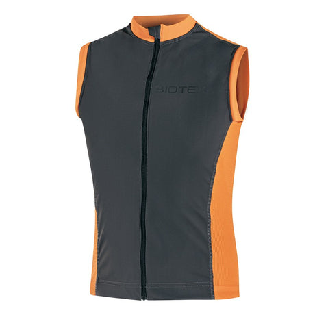Gilet Biotex Win Antivento - Nero arancio - G