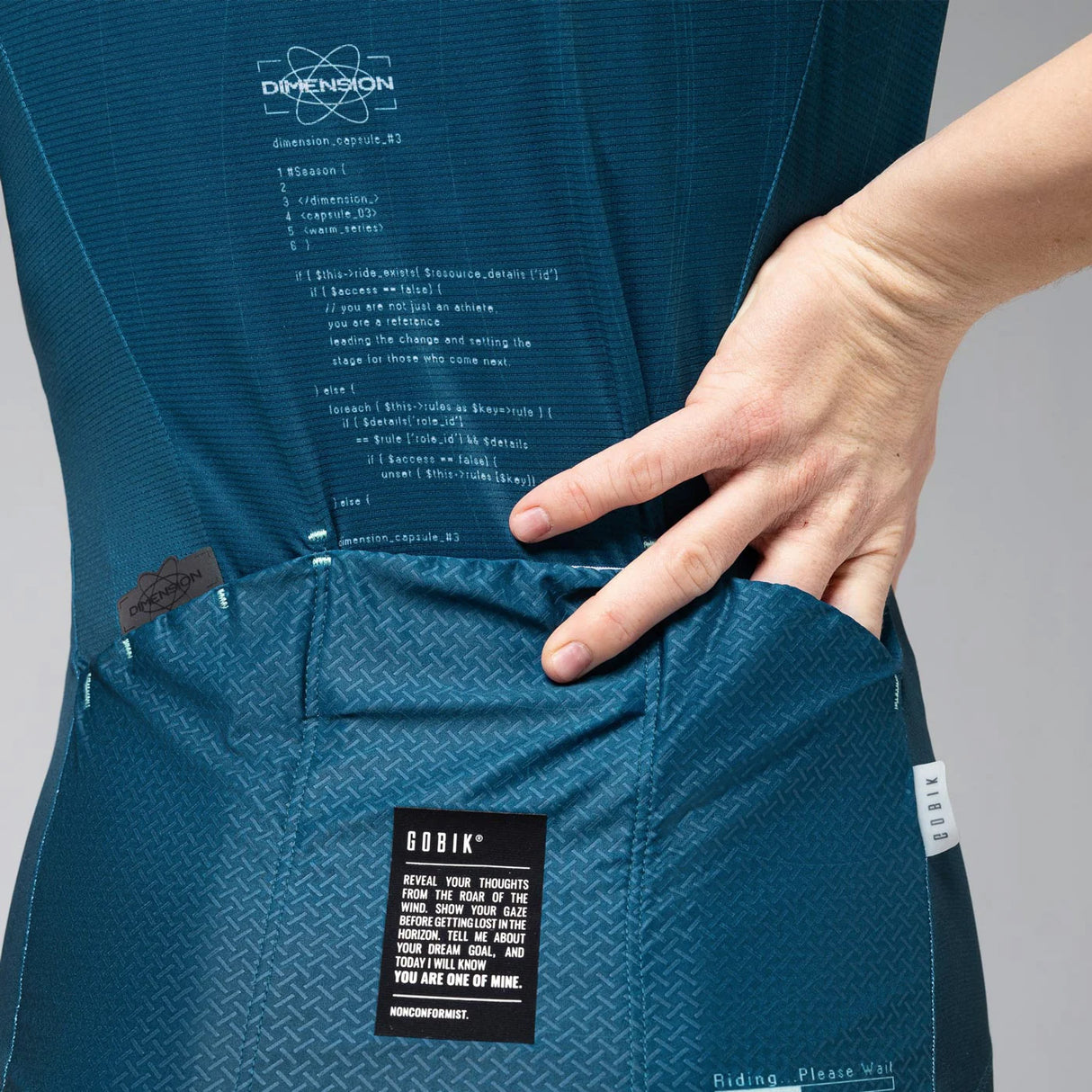 Maglia Gobik Cx Pro 2.0 Magnitude - Blu - F