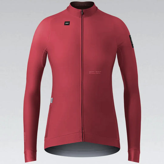 Gobik Hyder Amaranth  long sleeves woman jersey - Red