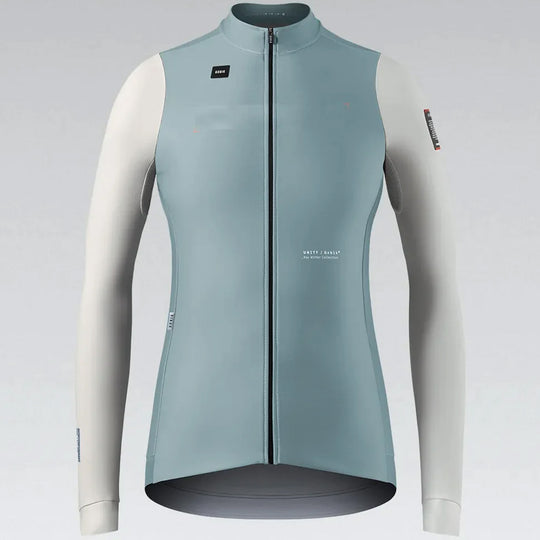 Maglia maniche lunghe donna Gobik Superhyder Drizzle - Azzurro