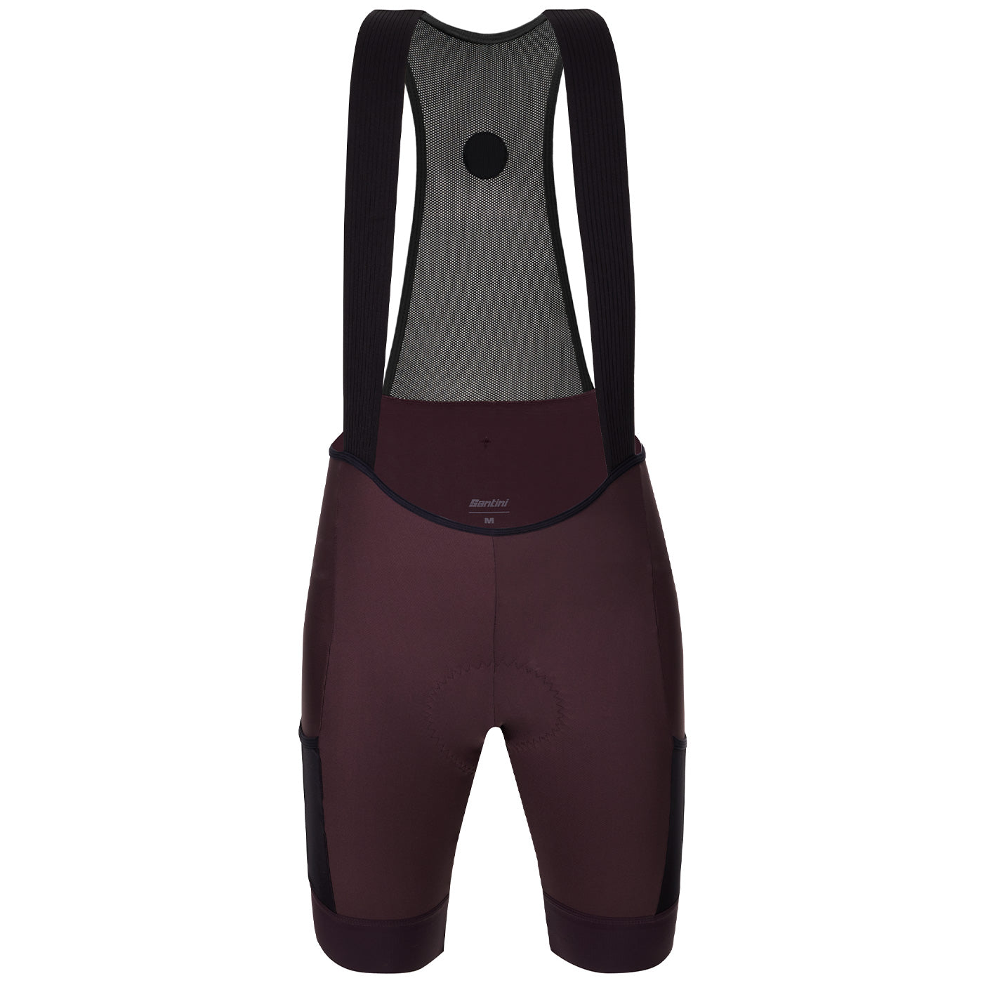 Cuissard à bretelles femme Santini Gravier Bordeaux