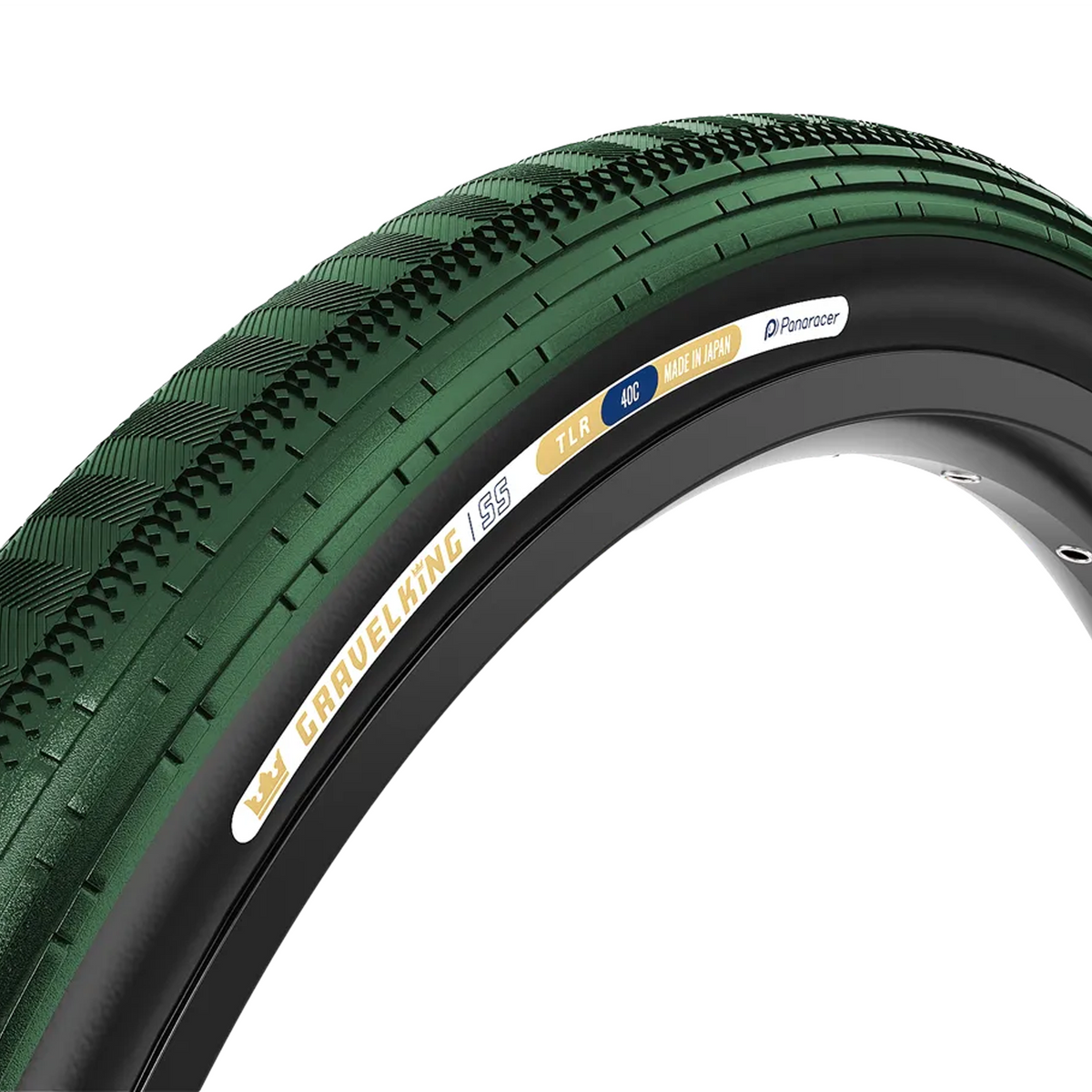 Panaracer GravelKing SS TLR 700x45 Tire - Green
