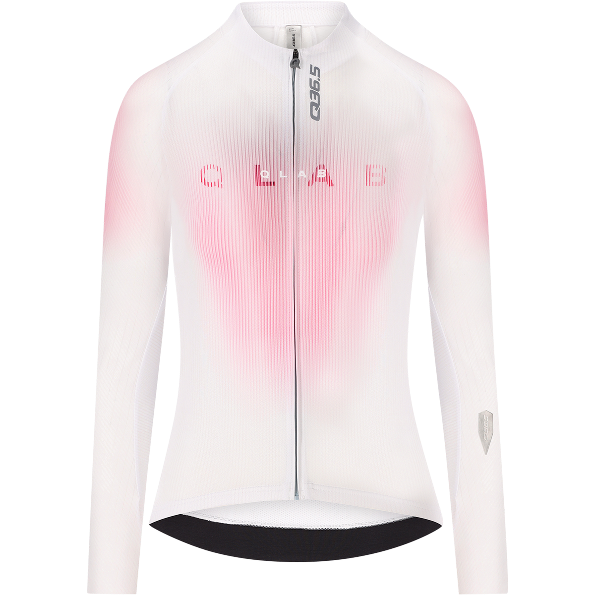 Langarmtrikot damen Q36.5 Gregarius Hybrid Light QLAB - Weiß Rosa