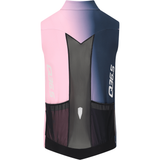 Gilet femme Q36.5 Gregarius Hybrid Big Fade - Bleu rose