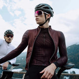 Maglia maniche lunghe Q36.5 Gregarius Hybrid Dolomiti - Marrone - L