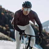 Maglia maniche lunghe Q36.5 Gregarius Hybrid Dolomiti - Marrone - I