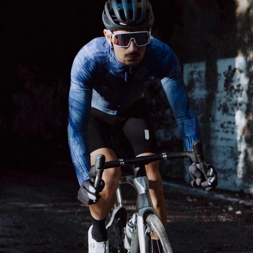 Maglia maniche lunghe Q36.5 Gregarius Hybrid Aeroflow - Blu - E