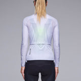 Langarmtrikot damen Q36.5 Gregarius Hybrid Light QLAB - Graugrün