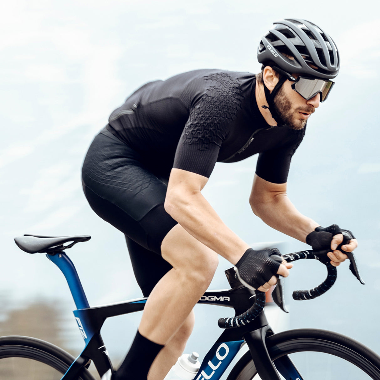 Maglia Q36.5 Grid Skin - Nero - P