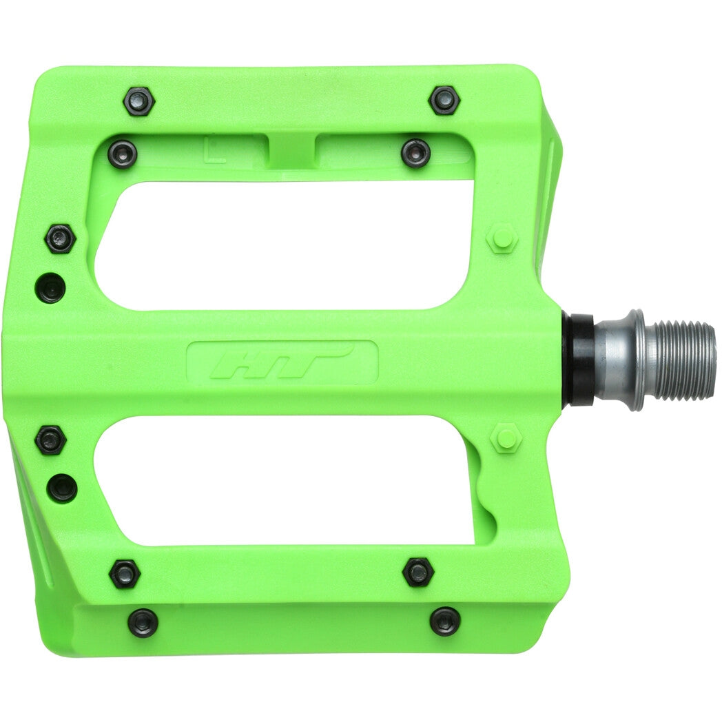 HT PA12A flat pedale - Grun