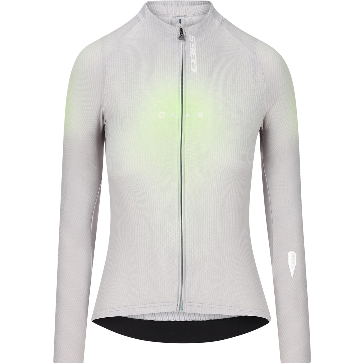 Langarmtrikot damen Q36.5 Gregarius Hybrid Light QLAB - Graugrün
