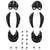 Replacement Sole Inserts Sidi SRS Carbon Ground - Black