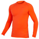 Maglia intima maniche lunghe Endura BaaBaa Blend - Arancio - A