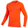 Camiseta interior mangas largas Endura BaaBaa Blend - Naranja
