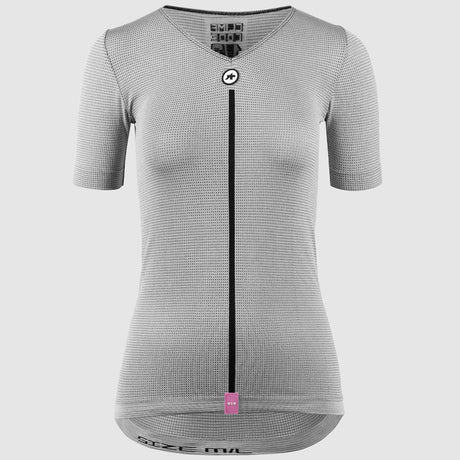 Maglia intima donna Assos 1/3 SS Skin Layer P1 - Grigio - D