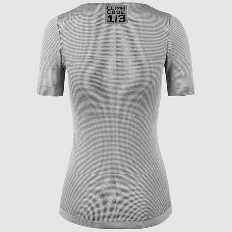Maglia intima donna Assos 1/3 SS Skin Layer P1 - Grigio - E
