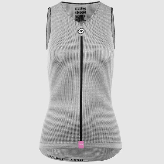 Maglia intima senza maniche donna Assos 1/3 NS Skin Layer P1 - Grigio
