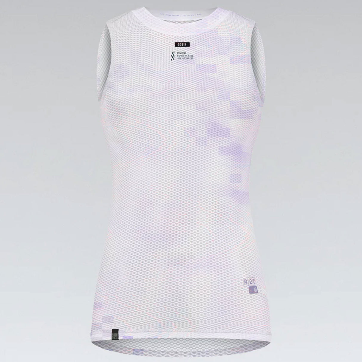 Maglia intima senza maniche donna Gobik Second Skin - Bianco viola - I