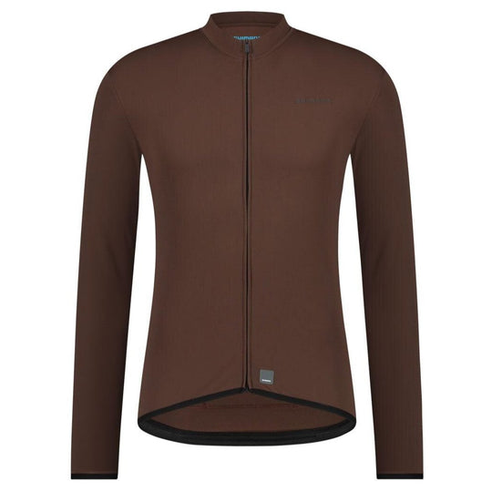 Shimano Vertex long sleeve jersey - Dark brown