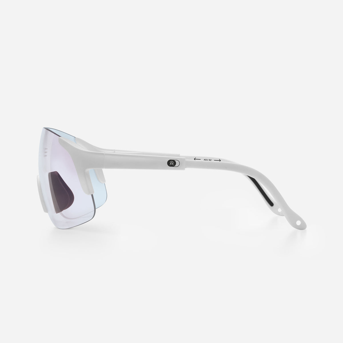 Alba Optics Jumbo Glasses - White Vzum F-lens Fire