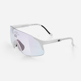 Alba Optics Jumbo Glasses - White Vzum F-lens Fire
