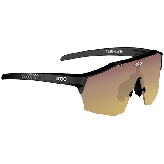 Lunettes KOO Alibi Strade Bianche - Black Matt Sunrise