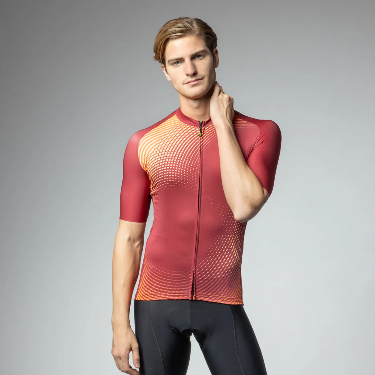 Maglia Ale Pragma Optical - Bordeaux - C