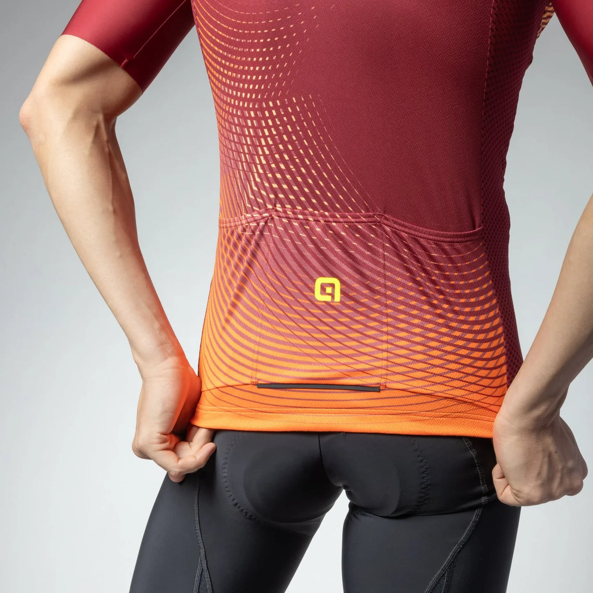 Maglia Ale Pragma Optical - Bordeaux - H