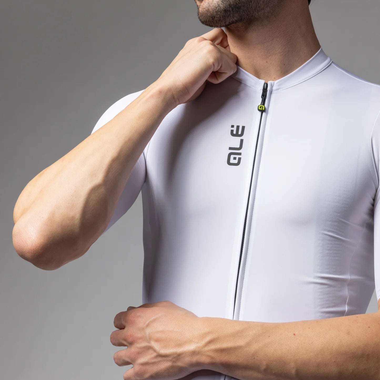 Maglia Ale Pragma Color Block - Bianco - Q