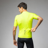 Maglia Ale Pragma Color Block - Giallo fluo - M