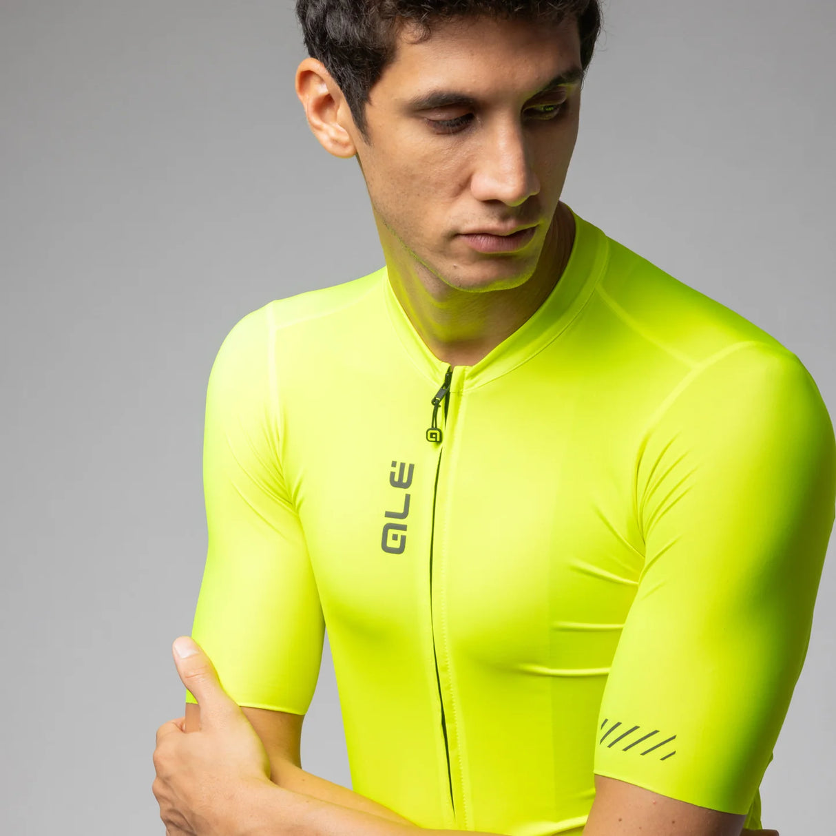 Maglia Ale Pragma Color Block - Giallo fluo - O