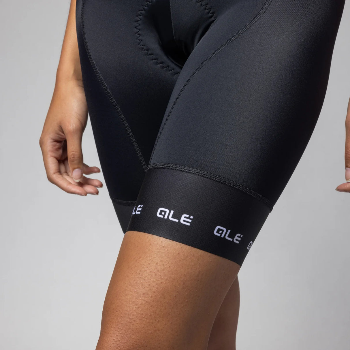 Pantaloncini donna Ale PR-E Strada 2.0 - Nero bianco - F