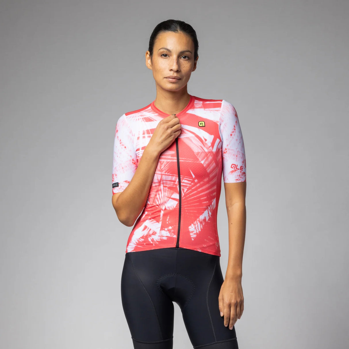 Maglia donna Ale PR-E Palm - Rosso - O