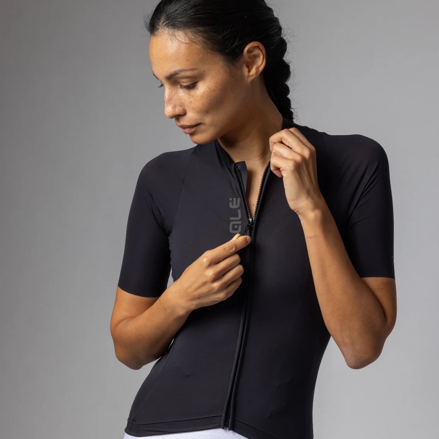 Maglia donna Ale Pragma Color Block - Nero - L