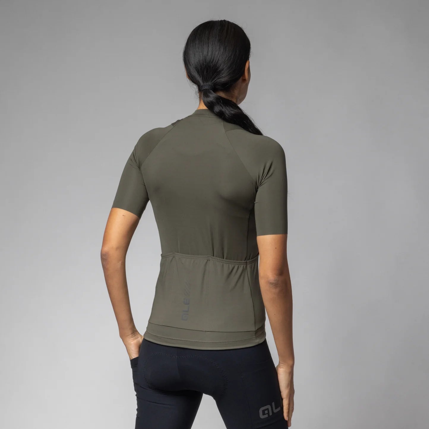 Maglia donna Ale Pragma Color Block Off Road - Verde - C