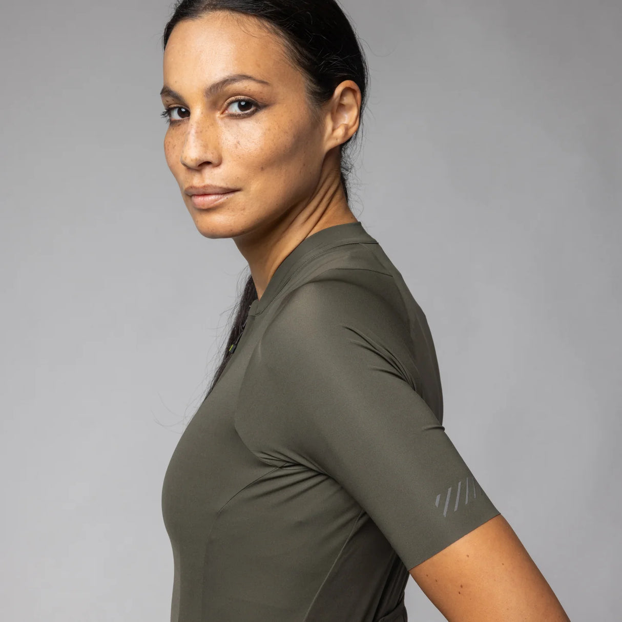 Maglia donna Ale Pragma Color Block Off Road - Verde - F