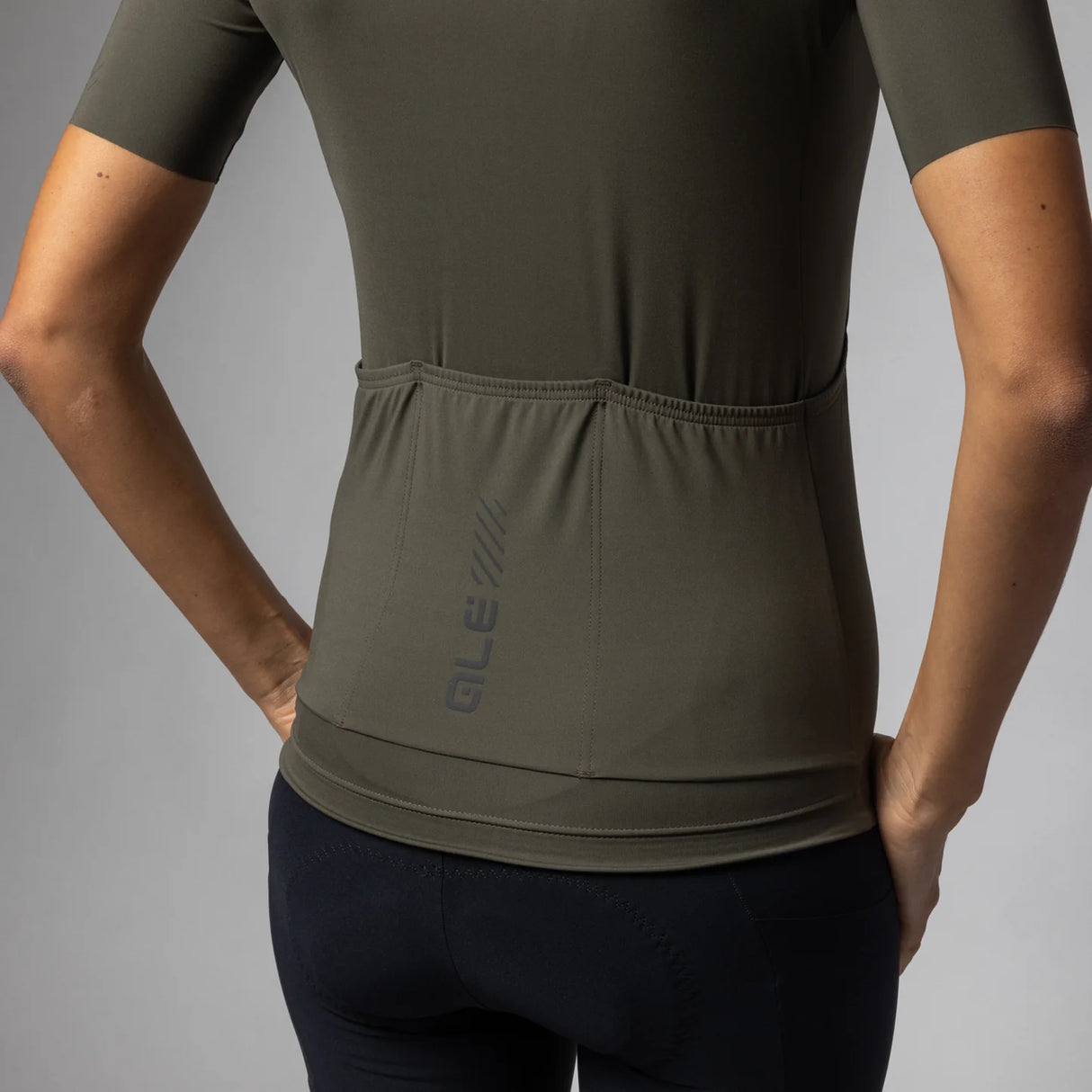 Maglia donna Ale Pragma Color Block Off Road - Verde - G